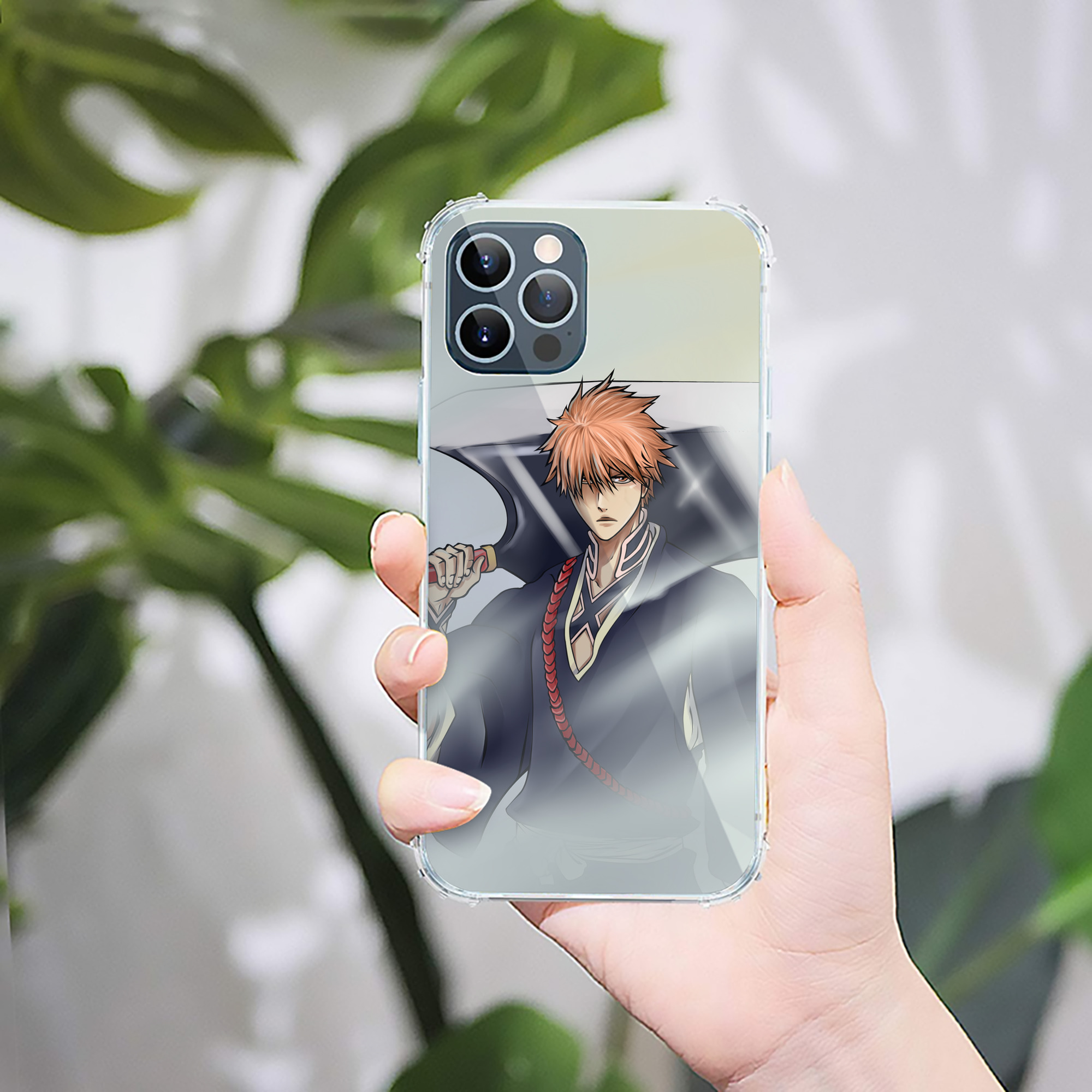 （画像用） ブリーチ BLEACH 【iPhone 12シリーズ対応】透明スマホケース（クリアソフトケース）